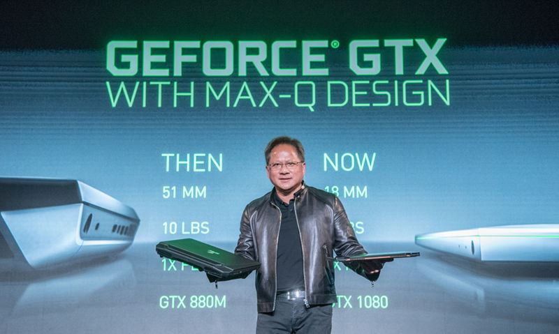 Nvidia shows off Max-Q technologies for thinner and more powerful gaming laptops 