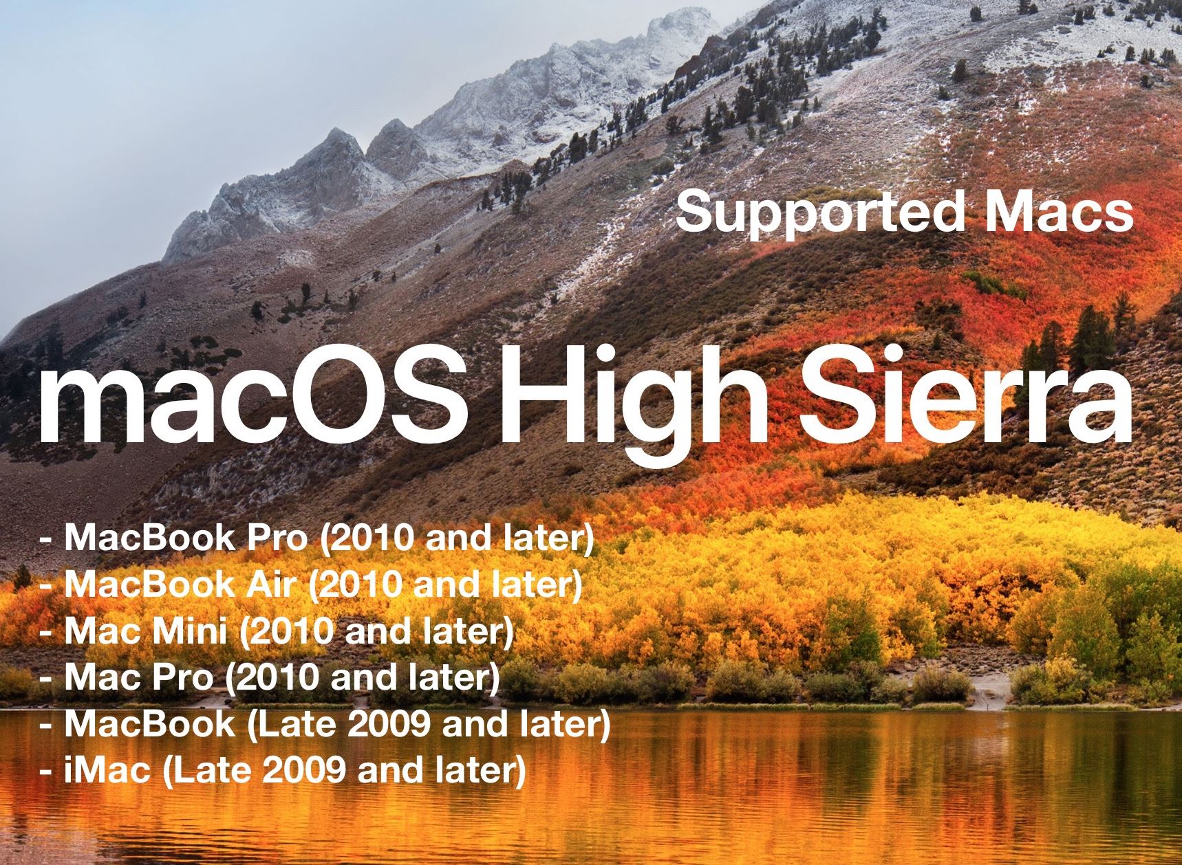 macOS High Sierra news, updates and features