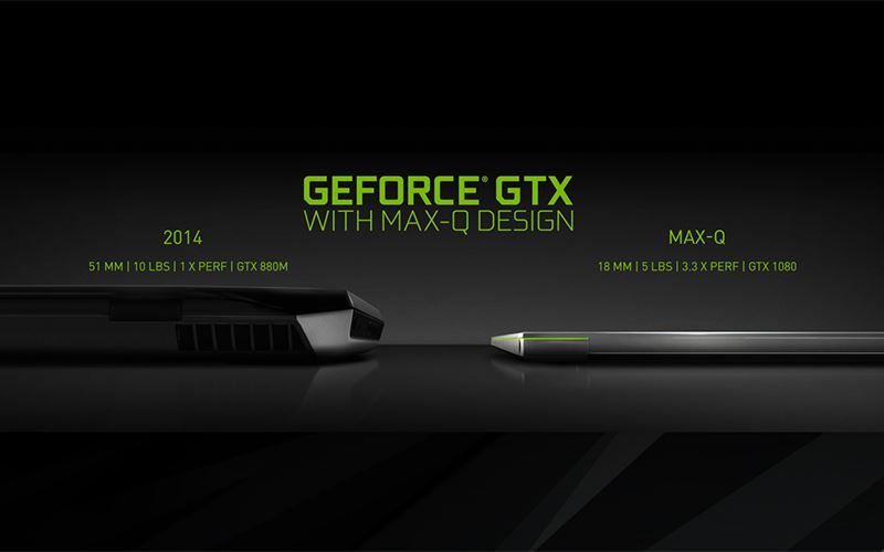 Nvidia shows off Max-Q technologies for thinner and more powerful gaming laptops 