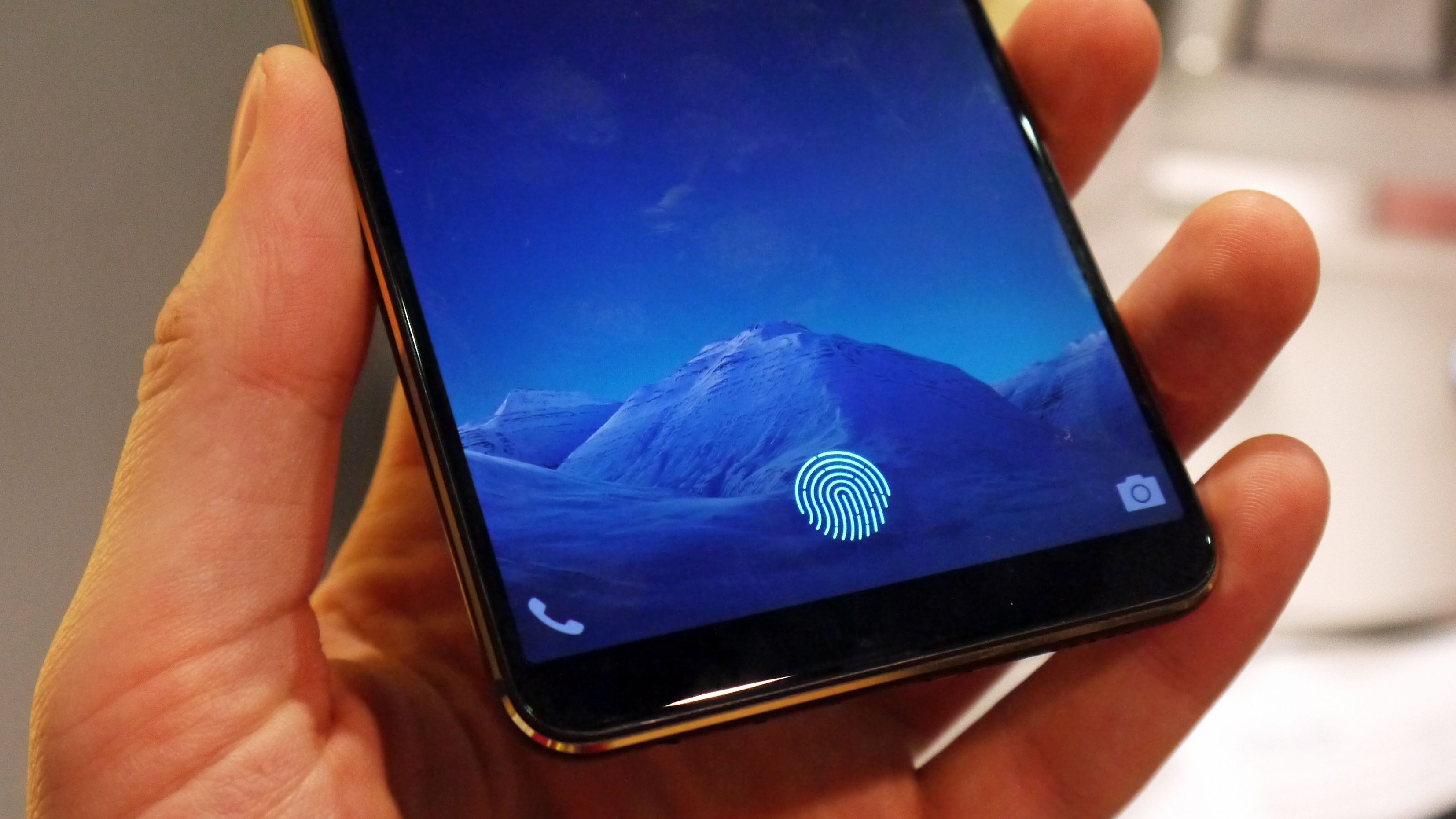 The world's first smartphone with an in-display fingerprint scanner