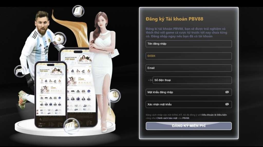 Chào mừng thành viên mới đăng ký PBV88 nhận ngay +99K