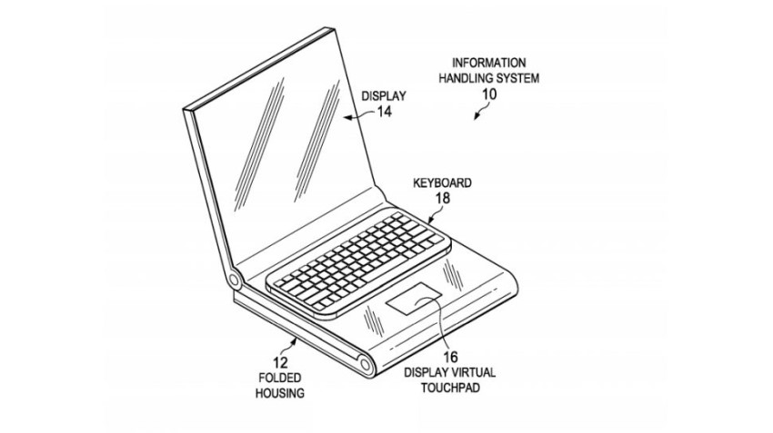 Dell could make a foldable device that has three or four screens